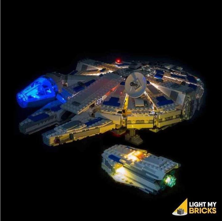 Actual product image Light my bricks LEGO Star Wars Kessel Run Millennium Falcon #75212 Light Kit