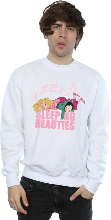 Actual product image Disney Mens Wreck It Ralph Aurora And Vanellope Sweatshirt (XL)