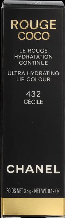 Actual product image Chanel Rouge Coco No.432 (#432 Cecile)