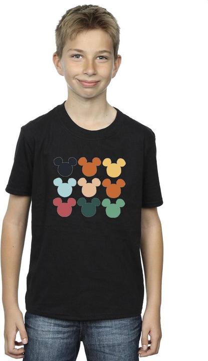 Actual product image Disney Boys Mickey Mouse Heads Square T-Shirt (152, 158)