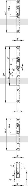 Actual product image MSL Angle forend set 24413.H-STW-V