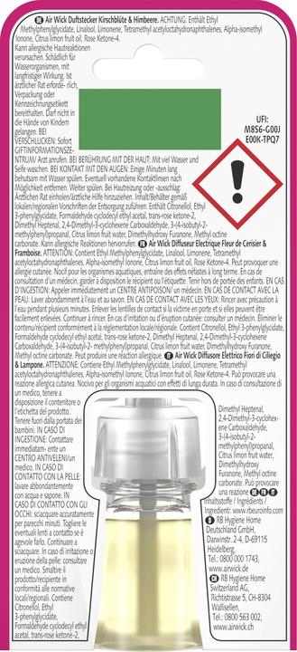 Immagine prodotto Air Wick Ricarica di profumo fiori di ciliegio e lampone 19ml