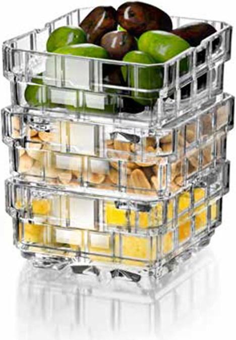 Produktbild Rcr 6er Set Stack Click Clack Schüsseln klein 11x11x5.1 cm (0.20 l)