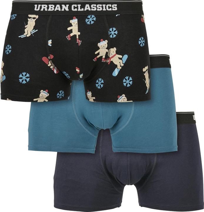 Urban Classics Organic X-Mas Boxer Shorts 3-Pack