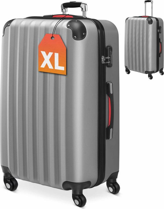 Monzana Hartschalenkoffer (90 l, L (90 - 115l))