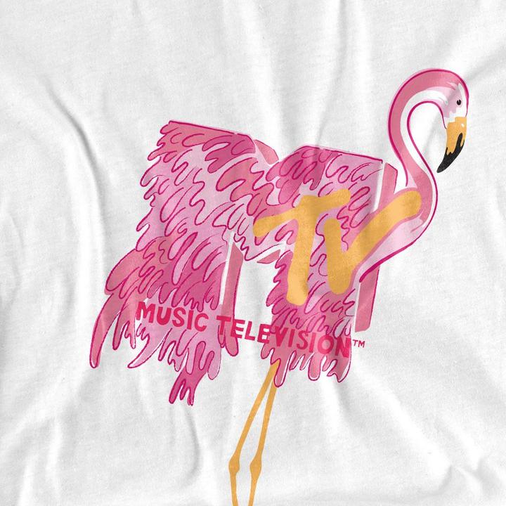 Actual product image MTV Mens Flamingo T-Shirt (S)