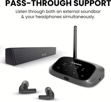 Actual product image Avantree Oasis+2 Bluetooth Transmitter (Channels)