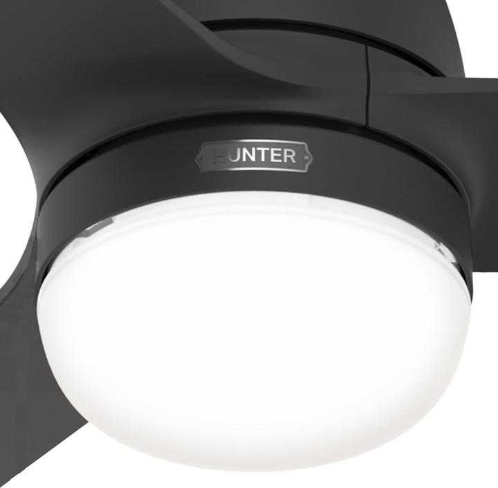 Produktbild Hunter Fans Outdoor Deckenventilator Seawave Schwarz mit Licht (45.70 dB)