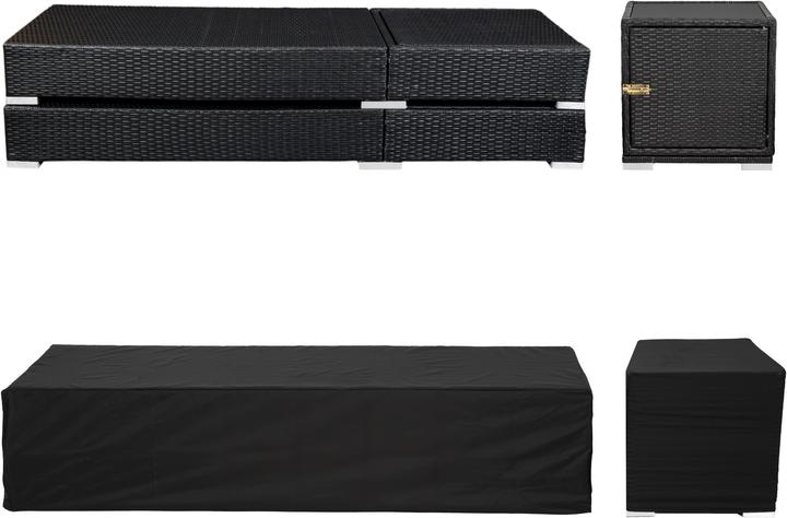 Immagine prodotto tectake 2 sedie a sdraio (184 cm)