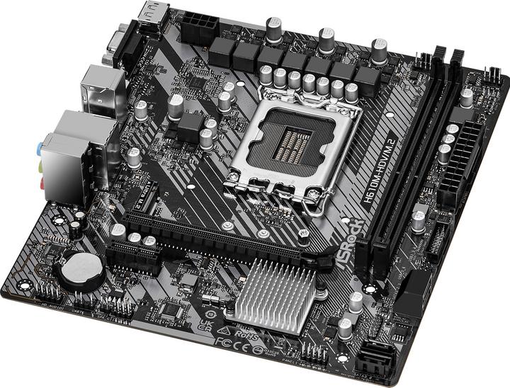 Produktbild AsRock H610M-HDV/M.2 R2.0 (LGA 1700, Intel H610, mATX)