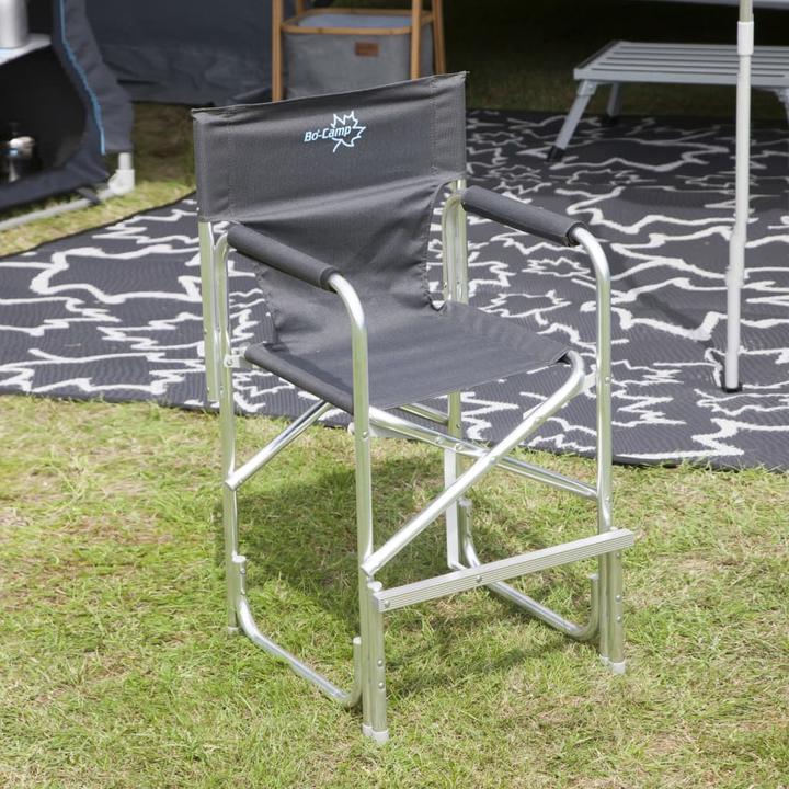 Actual product image Bo-Camp Kindercampingstoel - Opvouwbaar - Aluminium - Antraciet (High chair)