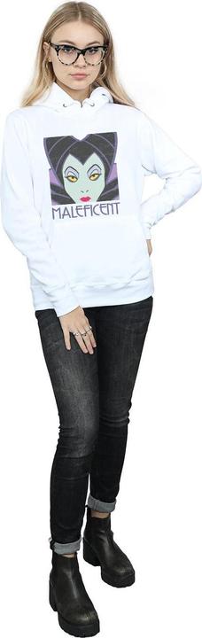Immagine prodotto Disney Maleficent Cropped Head Felpa con Cappuccio Donna (XL)