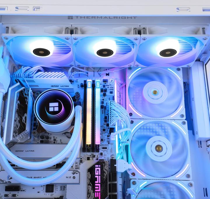 Produktbild Thermalright Frozen Notte 360 ARGB - White - CPU-Wasserkühlung - Max 28 dBA