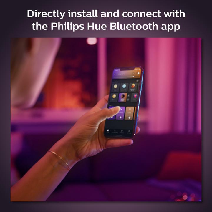 Image du produit Philips Hue White & Color Ambiance BT (E27, 11 W, 1100 lm, 1 x, F)