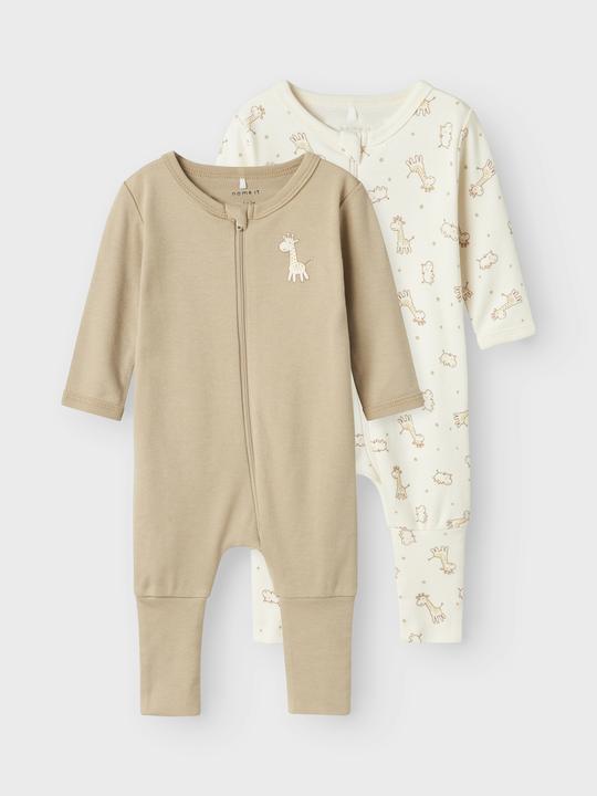 Produktbild Name it Nbnnightsuit 2p Zip Ff Jet Giraffe Noos (50)