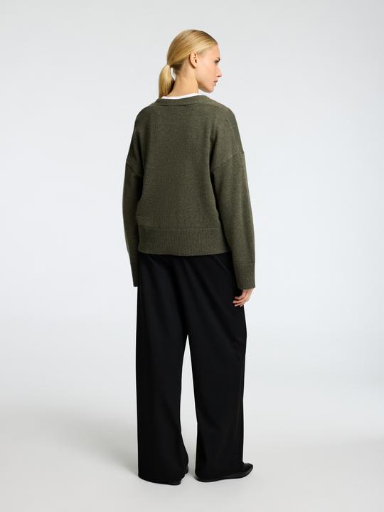 Produktbild Selected Femme Slflara Ls Knit V-Neck Cardigan Bf (XL)