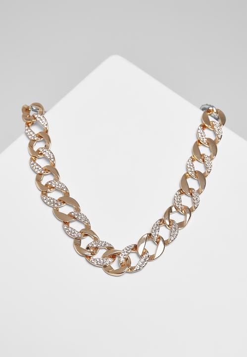 Image du produit Urban Classics Basic Diamond Necklace And Bracelet Set (100% zinc)