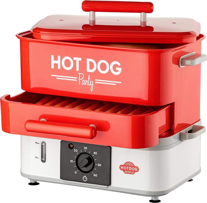Image du produit HOT Dog Maker avec compartiment de chauffage des petits pains