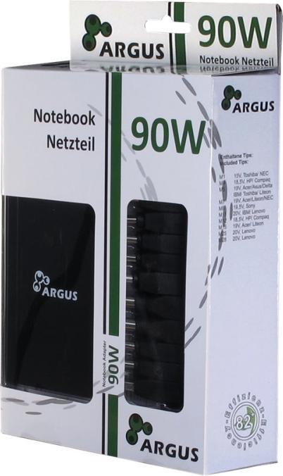Immagine prodotto Intertech Argus USN90-UCB adattatore universale per notebook con porta USB che regola automaticamente le (90 W)