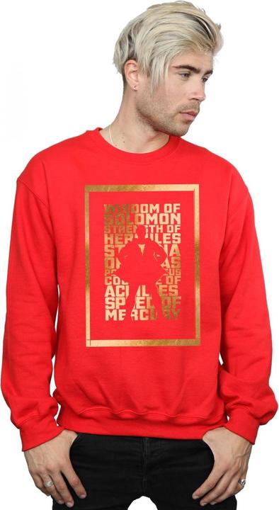 Image du produit - Sweat SHAZAM GOLD TEXT - Homme (L)