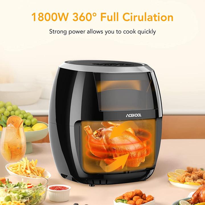 Actual product image Acekool Hot Air Deep Fryer 8L
