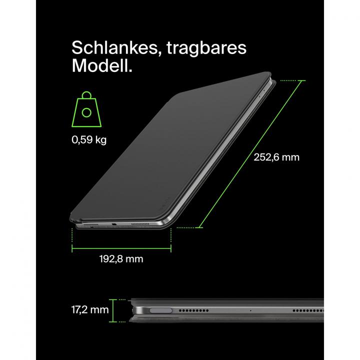 Produktbild Belkin Pro Tastatur mit Hülle (DE, iPad 10.9 (2022))