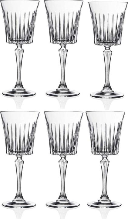 Rcr SET DE TASSES TIMELESS 6 PCS, 300 ML (30 cl, 6 Verres, Set de verres à vin)