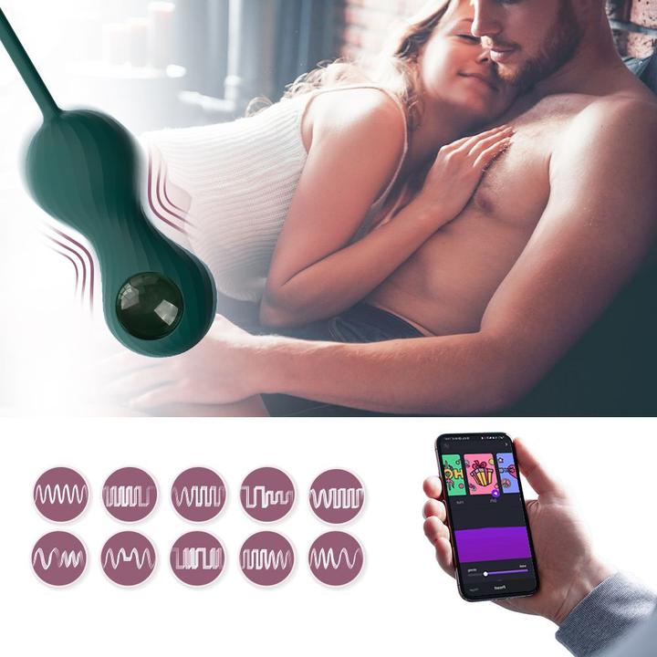 Image du produit Magic Motion Vibromasseur Crystal Duo Smart Kegel avec kit de poids