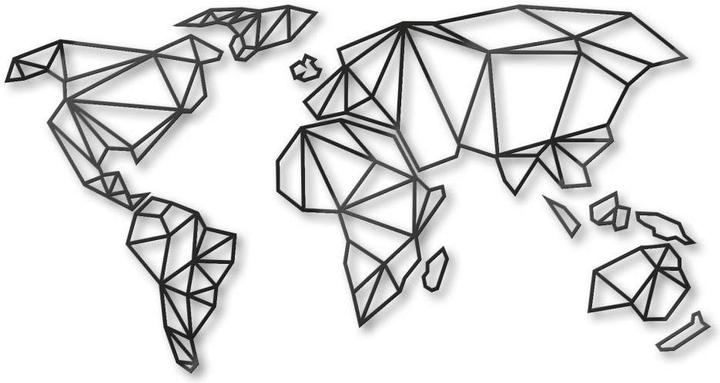 Actual product image Trenddeko 3D Acrylic World Map Origami (150 x 78 cm)