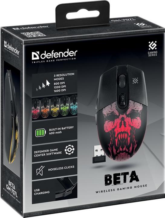 Actual product image Defender Beta mouse GM-707L (52707) (Cable)