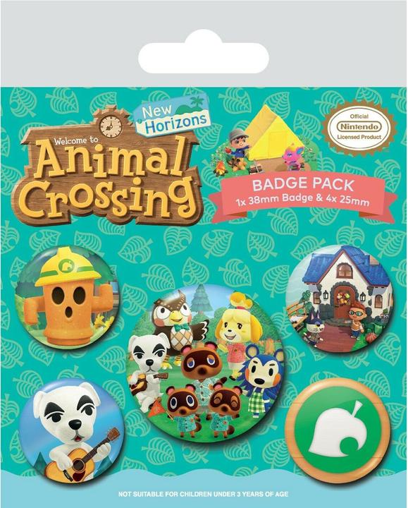 Immagine prodotto Animal Crossing Set di spilli in metallo da 5 pezzi