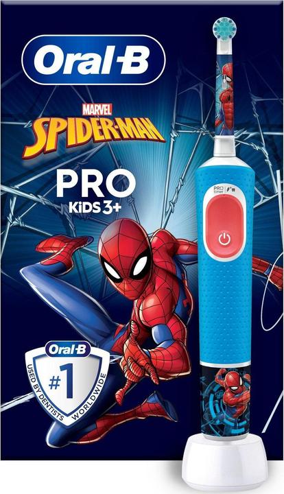 Actual product image JTI Elektrische Zahnbürste Vitality Pro Kids Spiderman HBOX (Oscillating toothbrush)