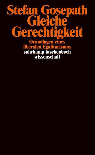 Actual product image Gleiche Gerechtigkeit (German, Stefan Gosepath, 2004)