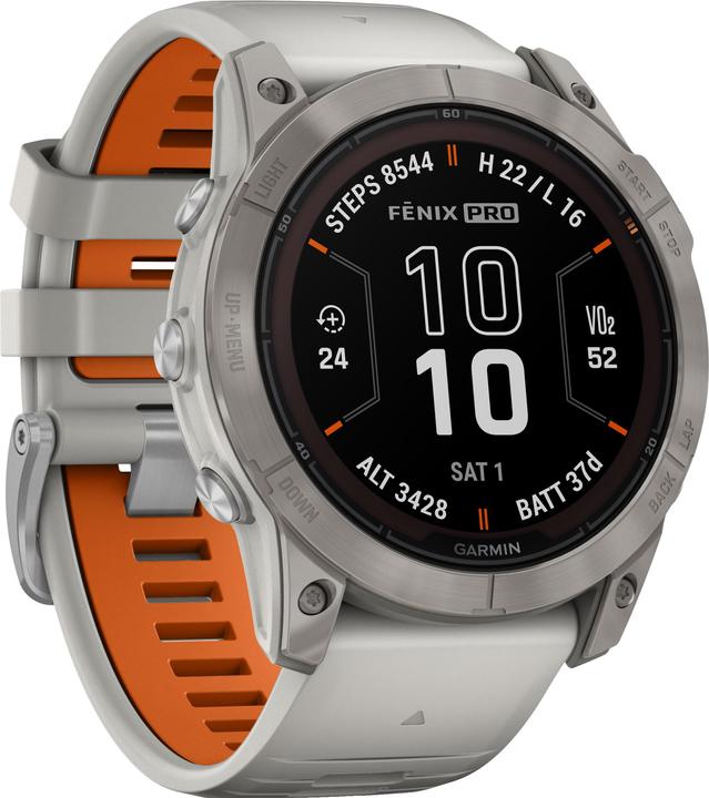 Garmin Fenix 7 X PRO GPS Multisport Watch, Sapphire Solar Edition, grey (51 mm)