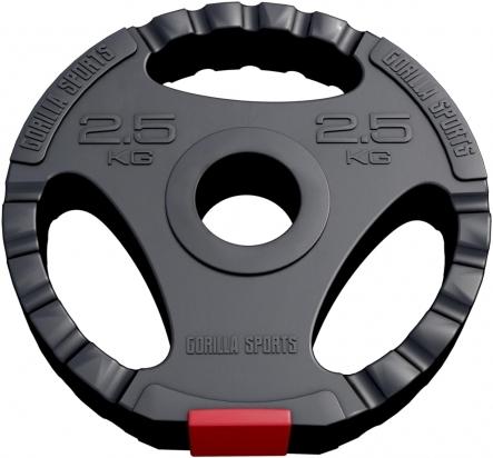Image du produit Gorilla Sports Disque d'haltères Olympia 50/51mm (1 x 2,5 kg)