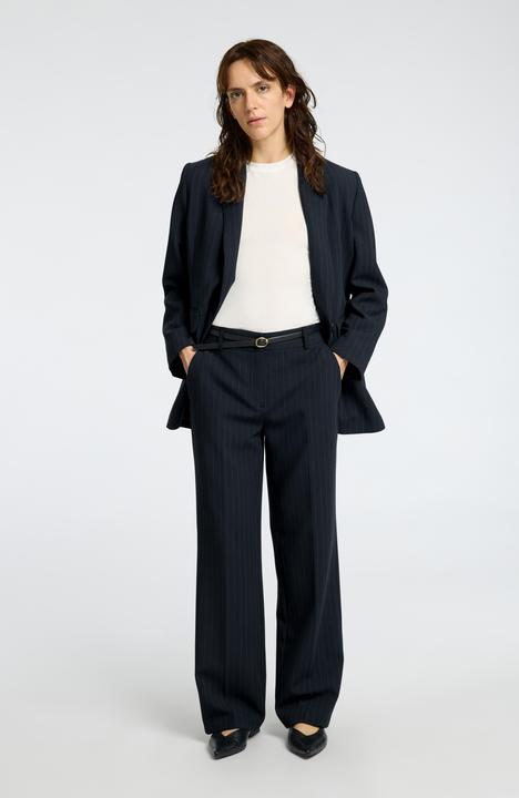 Produktbild Selected Femme Nadelstreifen Hose mit weitem Bein (46)