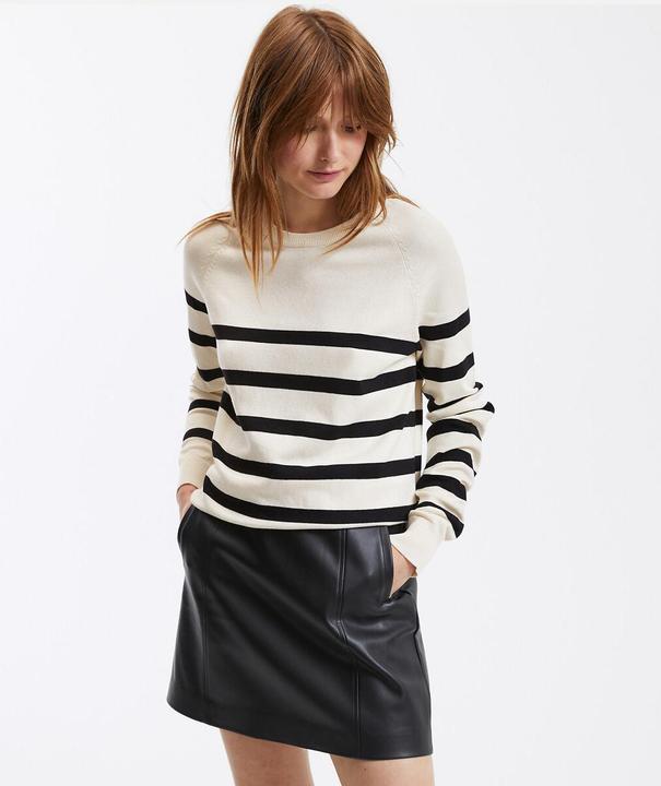 Image du produit La Redoute Collections Pull Basic rayé (38)