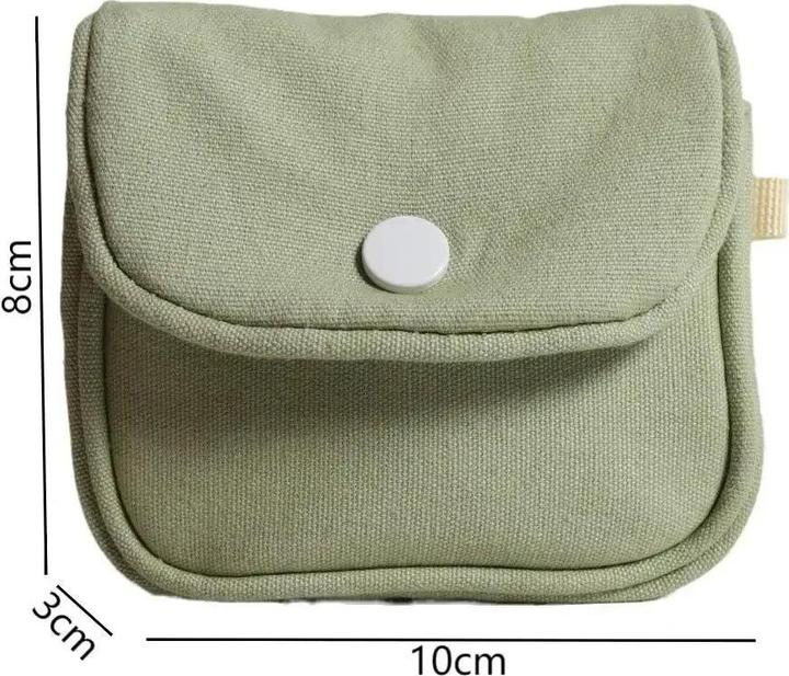 Produktbild Only-Bags.Store Portable Münze Brieftasche neue solide Farbe Mini Bargeld Brieftas