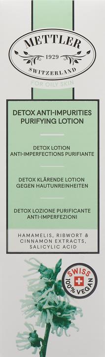 Immagine prodotto Mettler1929 Detox Clarifying Lotion contro le impurità della pelle Impurità della pelle (Lozione detergente, 200 ml)