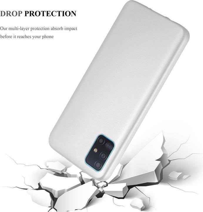 Actual product image Cadorabo TPU Matt Metallic Cover (Samsung Galaxy M40s)