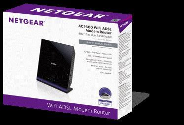 Produktbild Netgear D6400-100PES, VDSL/ADSL, ac1300/n450