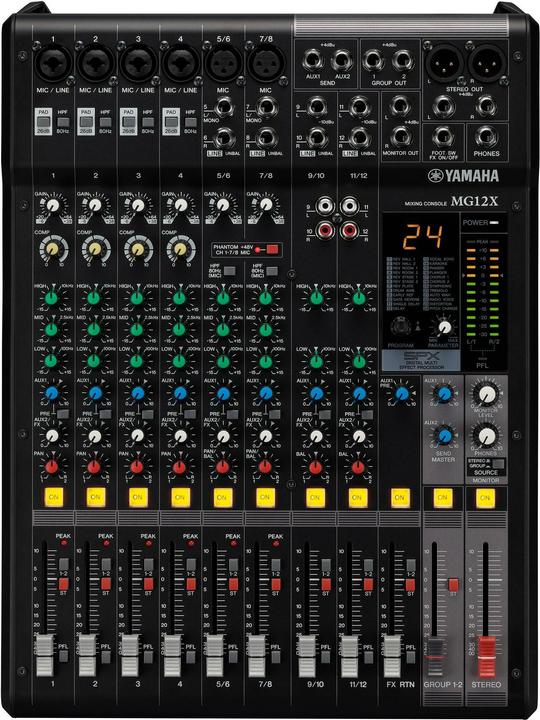 Produktbild Yamaha MG12X (Studio- und Livemixer)