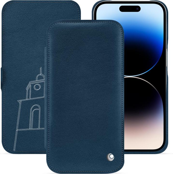 Actual product image Noreve Horizontal leather flap shell (Apple iPhone 15 Pro)