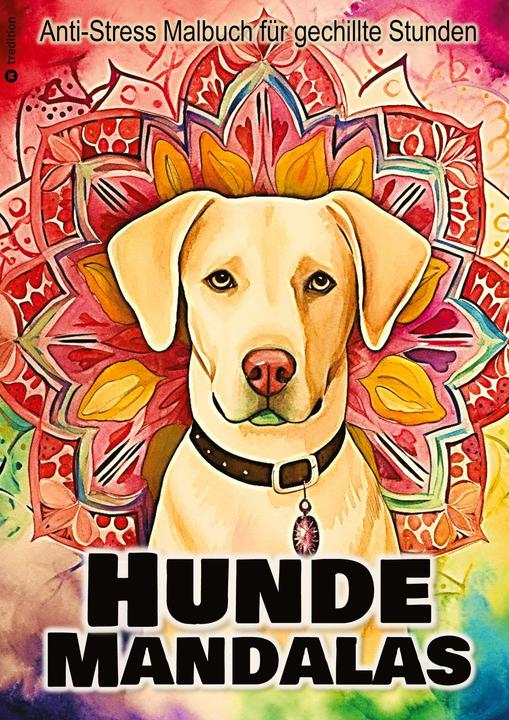 Actual product image Barkside:Dog Mandalas Colouring Book for Adults