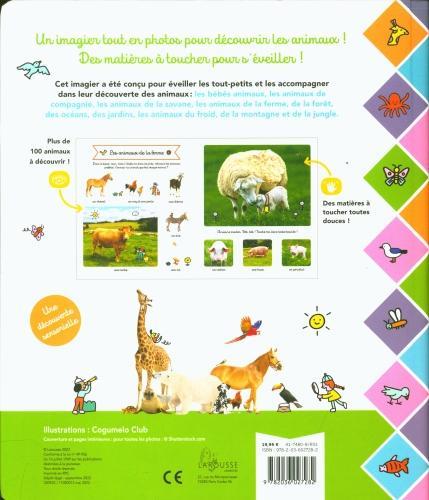 Immagine prodotto Larousse jeunesse Le grand imagier des animaux à toucher (Francese, Collettività, 2022)