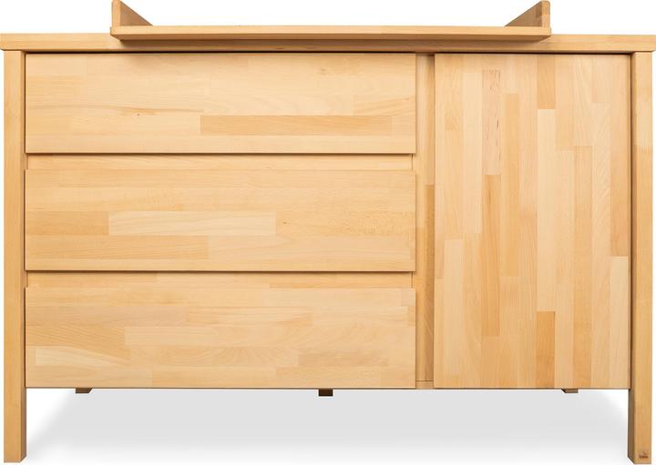 Produktbild Pinolino Kinderzimmer-Set „Enno” extrabreit gross, 3-tlg. (Babybett, Wickelkommode, Kinderkleiderschrank)