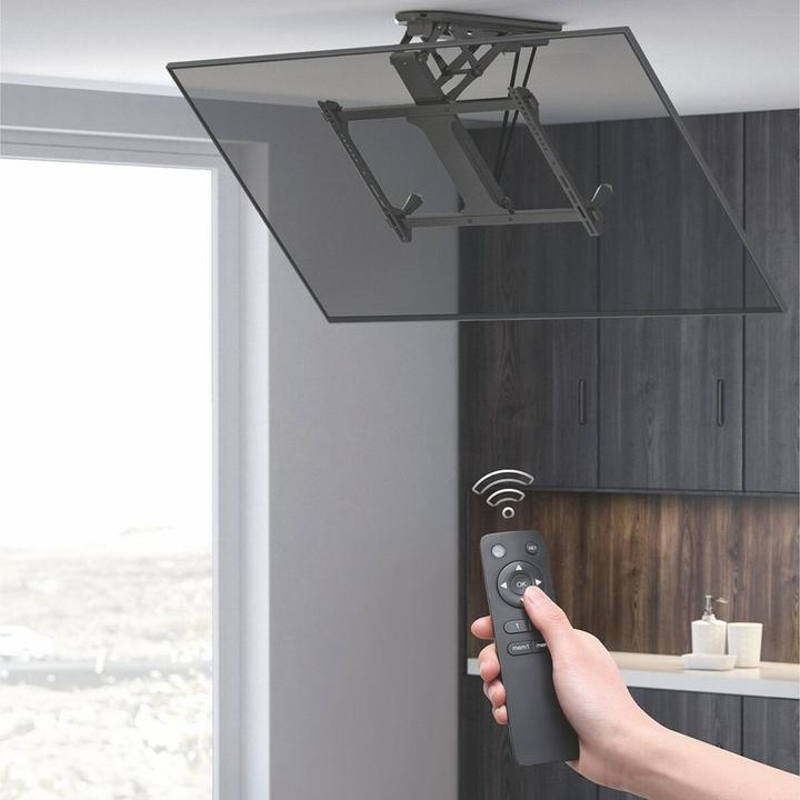 Produktbild Maclean UCHWYT DO TV ELEKTRYCZNY SUFITOWY 32 -70 35KG MC-880T (Decke, 70", 35 kg)