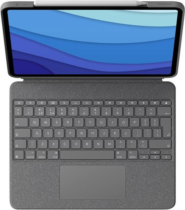 Produktbild Logitech Combo Touch (US, iPad Pro 12.9 2021 (5. Gen), iPad Pro 12.9 2022 (6. Gen))