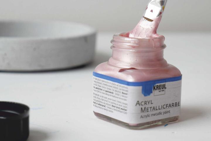 Produktbild Kreul Acryl Metallicfarbe, cremig deckend, 20 ml (Roségold, 20 ml)