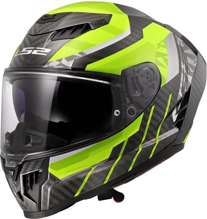 Produktbild LS2 OF807 DRAGON CARBON TRAX Integralhelm (M)